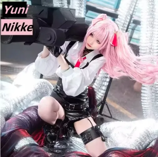 Yuni Cosplay Costume and Wig NIKKE