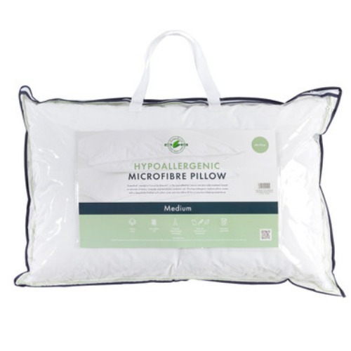 Hypoallergenic Microfibre Medium Pillow [GREBFIRST12_PILC]