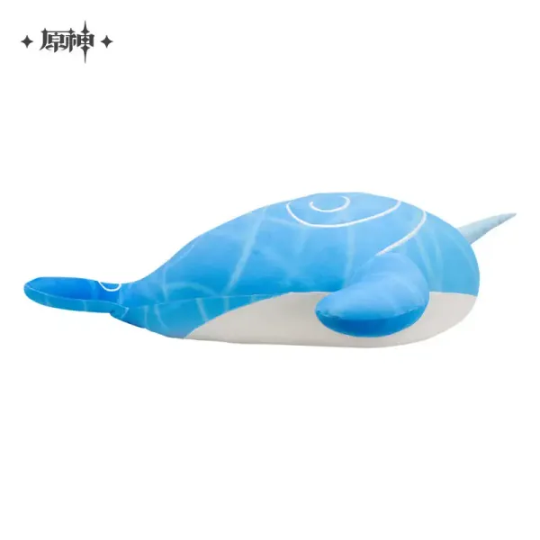 Tartaglia's Whale Monoceros Caeli Plush Throw Pillow | Official Merch