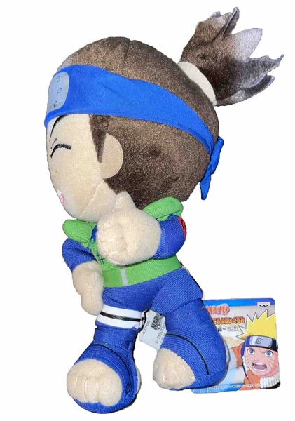 2006 Banpresto NARUTO UMINO IRUKA 8" Anime Plush w/ Tags Doll DMB