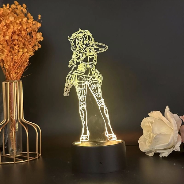 ZZZ Zhu Yuan LED Lights Zenless Zone Zero Gaming Room Ambient Light