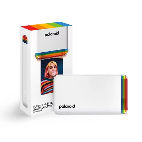 Polaroid Hi-Print Printer 2 - White: Mobile Bluetooth Photo Printer for Android & iOS