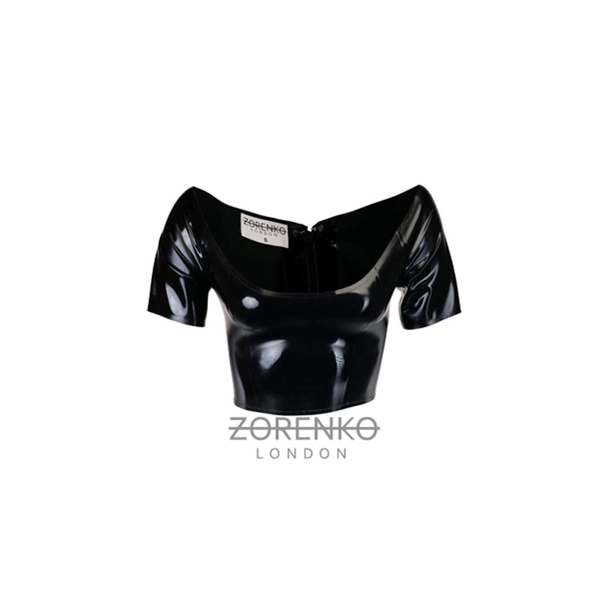 Latex Bardot Top