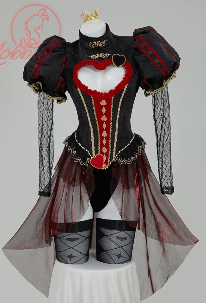 Red Queen Derivative Sexy Lingerie Bodysuit