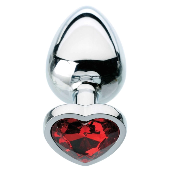 Red Hearts Gem Anal Plug - Anal Toys | Adam & Eve