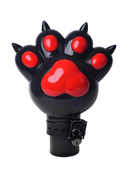 Inflatable Silicone Black Paws Mitts – Colored – Pumpland