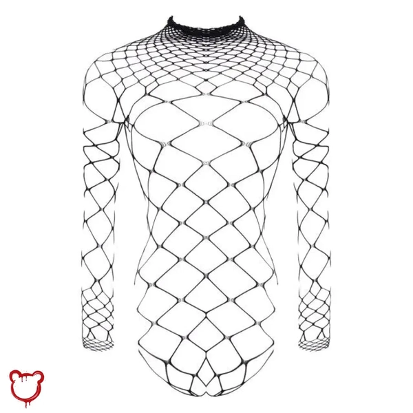 'Black Fishnet Top - Last Shot'