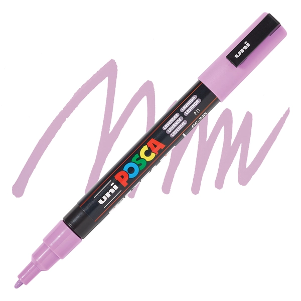 Posca Paint Marker - Lavender, Fine, Bullet Tip, 0.9 mm -1.3 mm