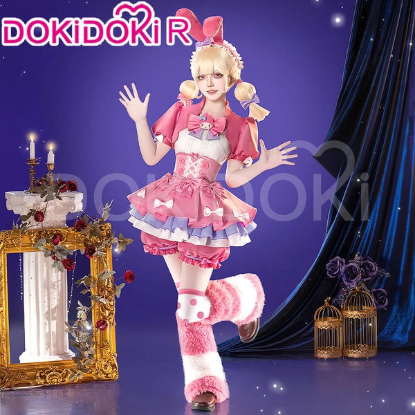 DokiDoki-R Game Identity V × Sanrio Cosplay Cheerleader Lily Barriere Costume