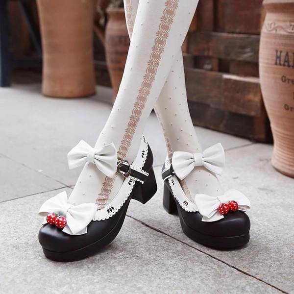 Strawberry Bells Lolita Shoes SD01996