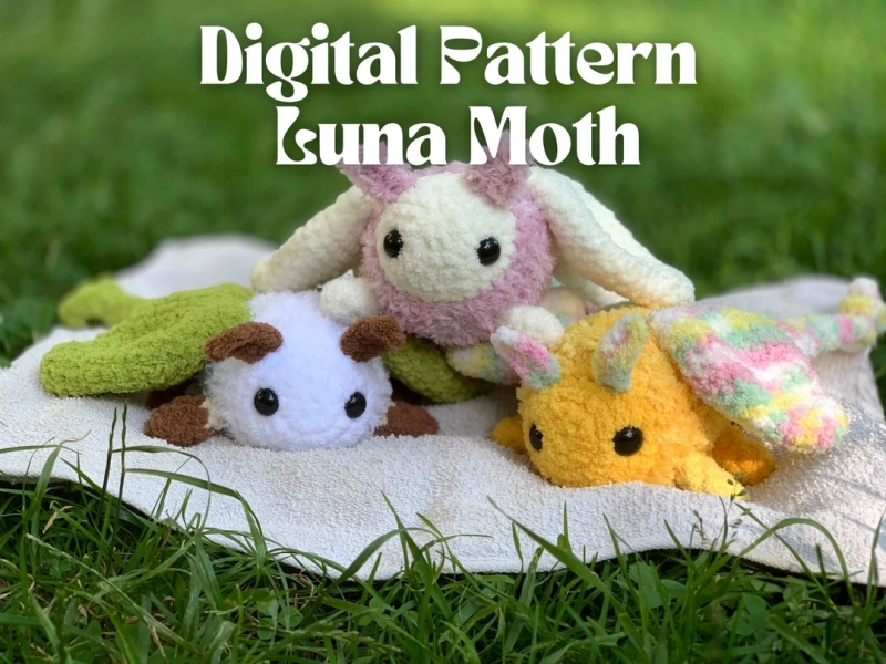 Luna Moth Crochet Pattern - Etsy
