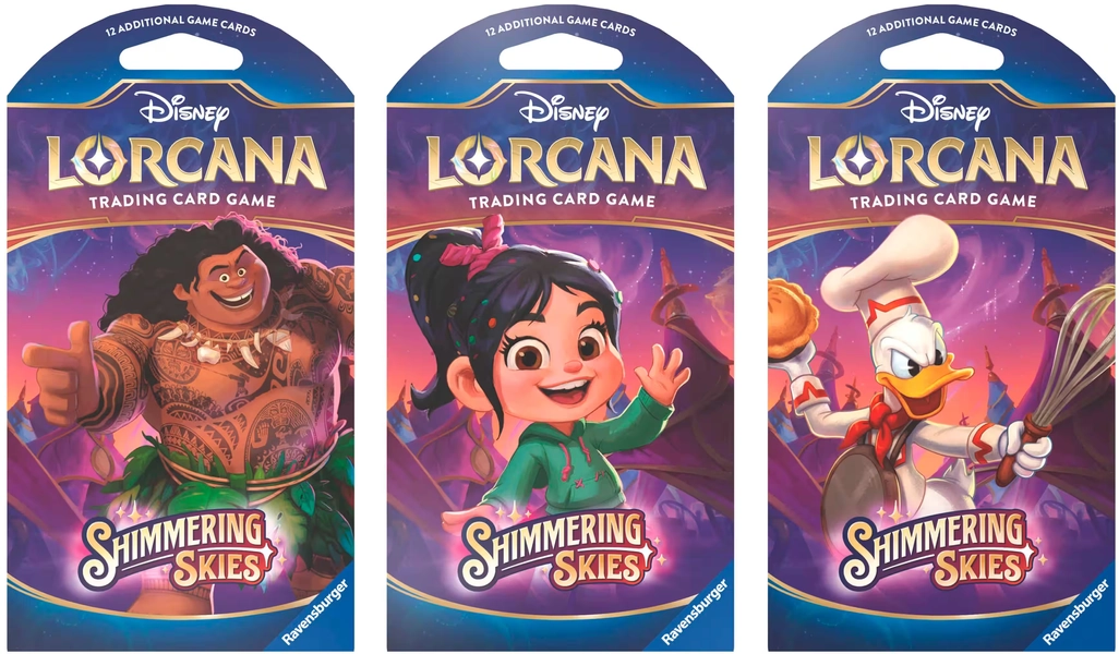 Disney - Lorcana: Shimmering Skies - Sleeved Booster - Styles May Vary