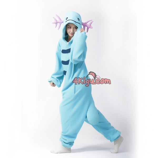 Happy Woop Axolotl Kigurumi Onesie Family Christmas Pajamas - 4kigu