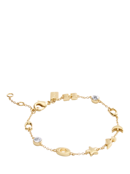 Coach Celestial Charms Bracelet, Gold