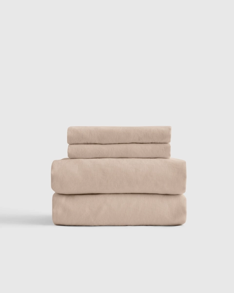 Organic Brushed Cotton Sheet Set - Fig