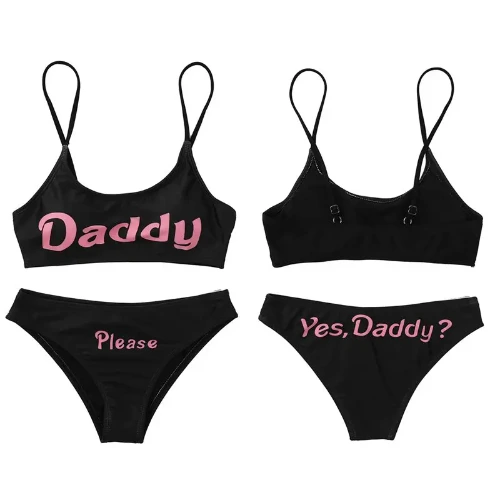 Soutien-gorge Yes AssessBaby Lover pour femmes, culotte en Y, ensemble de lingerie, olympiques de cosplay anime, bikini babydoll, maillots de bain, 2020 - AliExpress 