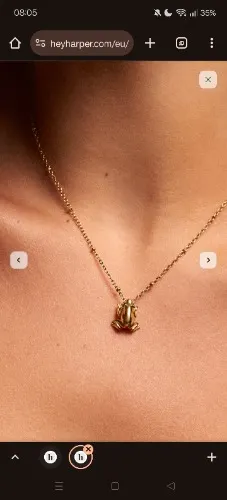 Frog necklace | Hey Harper 