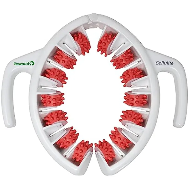 TESMED Cellulite Massager: Clinically Proven Efficacy, Made in Italy, Anti Cellulite Massager with Converging & Diverging Roller Technology. Patent-Registered Cellulite Roller for Thighs and Buttocks.