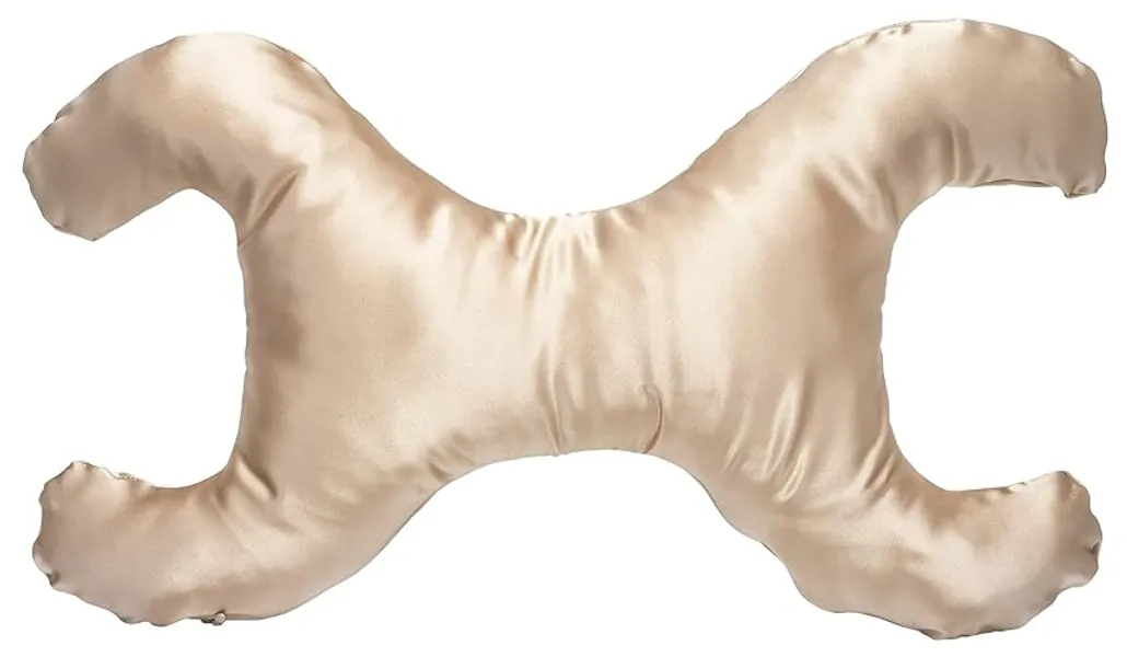 Save My Face!" La Petite Pillow (Champagne, Satin) - Champagne - Satin