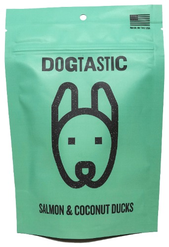Dogtastic Salmon & Coconut Ducks Dog Treats - DT Dogtastic Salmon & Coconut Duck Shaped Treats