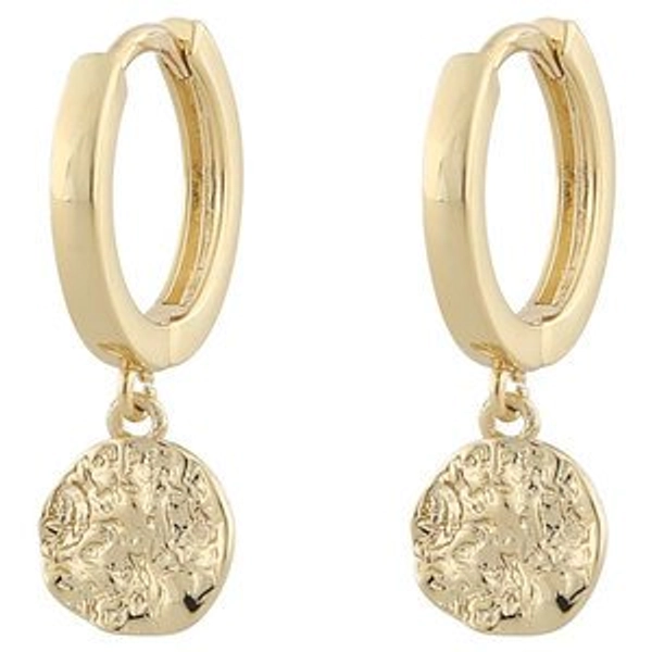 Snö Of Sweden Rue Ring Earring Plain Gold 14,5mm