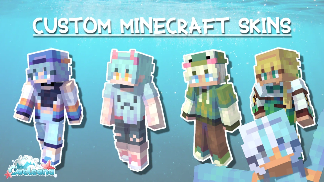 Custom Minecraft Skin by Cael 🌊 (@Caeleana)