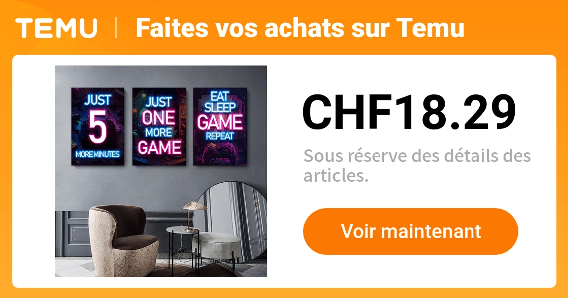 2d plat 3 pièces encadrées affiche   jeu vidéo décoration - Temu Switzerland