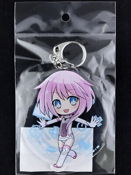 Megadimension Neptunia VIIR Ram White Sister Okkina Acrylic Key Holder Ring New  | eBay