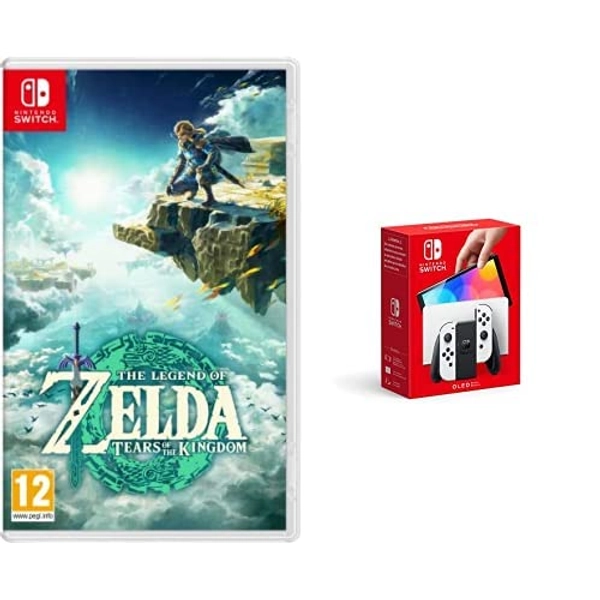 The Legend of Zelda: Tears of the Kingdom (Nintendo Switch) + Nintendo Switch (OLED Model) - White