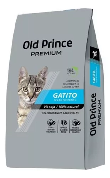 Old Prince Gato Kitten gatito Premium por 3kg