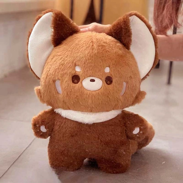 Red Panda Plush Cute Fox Stuffed Toys Animal Plushies Raccoon Plush - A