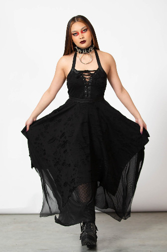 Badlands Dress | S / Black / 95% Polyester 5% Elastane