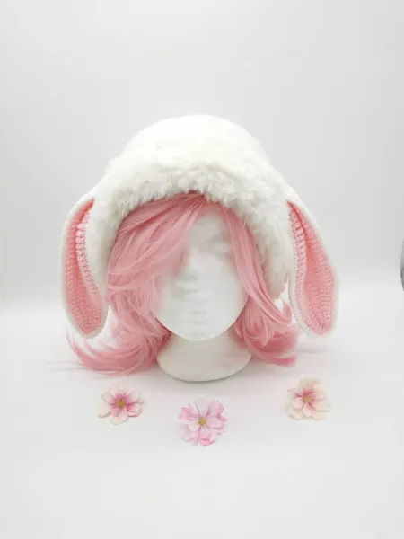 Fluffy Bunny Beanie, Rabbit hat