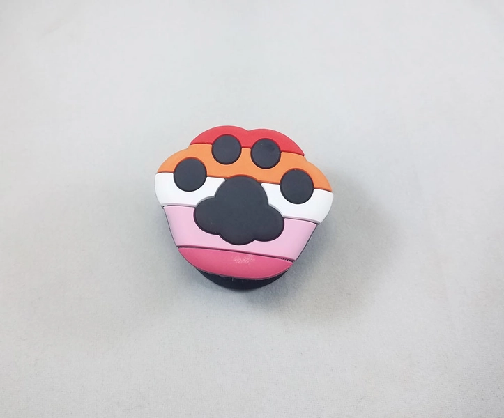 Pride Paws: Popsockets and Replaceable Tops, and Badge Clips - Lesbian / Badge Clip