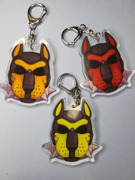 Alpha Pup Hood Keychain