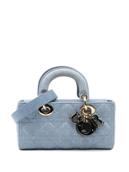 2023 Small Denim Macrocannage Lady D Joy satchel | Taille unique