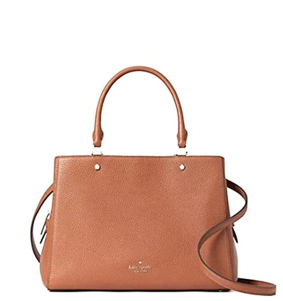 Kate Spade Leila Medium Triple Compartment Satchel Crossbody Bag Purse Handbag