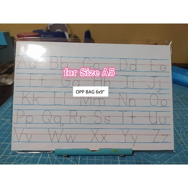 Manilago 100pcs Opp Plastic with Adhesive for 3r/4r/5r/A5/A4, Short Long Bondpaper Size Packaging