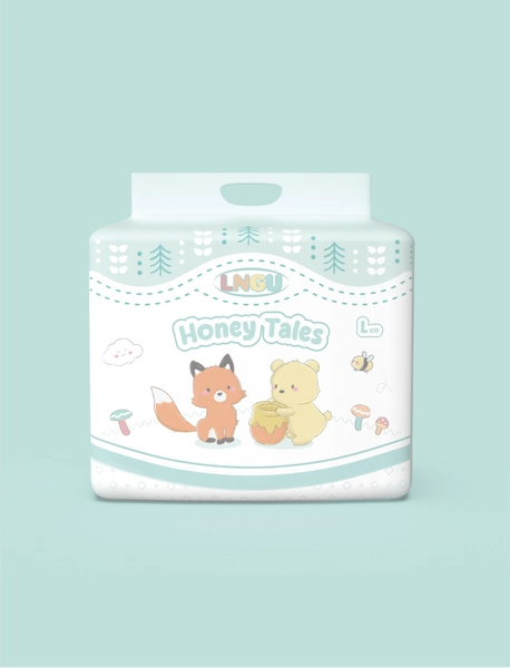 LNGU Honey Tales - Cloth-backed diaper - Diaper Minister