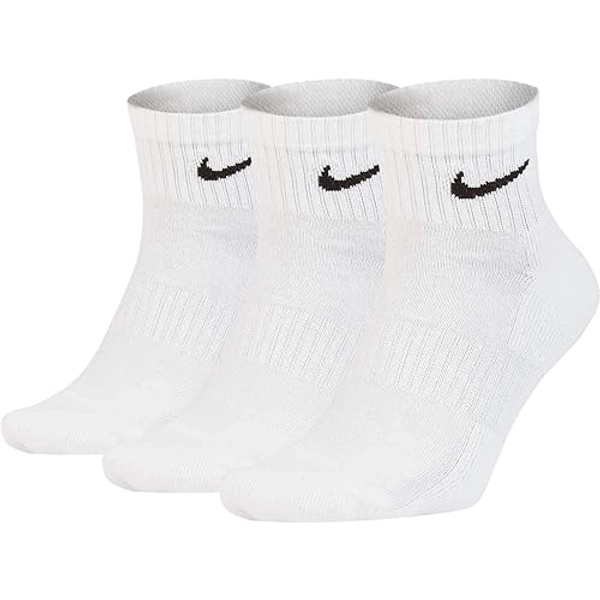 Nike mens Everyday Cushioned Training Ankle Socks (3 Pairs) Sock