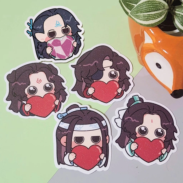 Set 2 MXTX White Day Vinyl Stickers | tgcf mdzs svsss | Cute Die Cut Sticker | Laptop Sticker