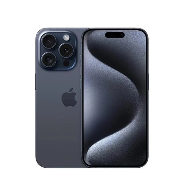 Apple iPhone 15 Pro Max, 1TB, Blue Titanium - AT&T (Renewed)