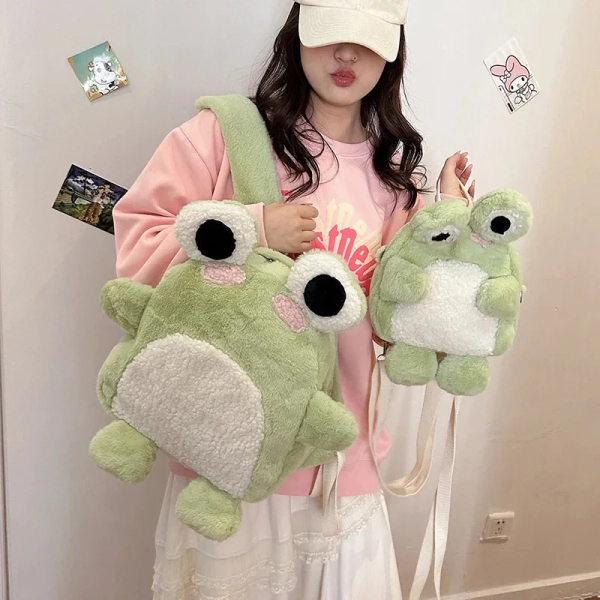 Plush Froggy Backpack