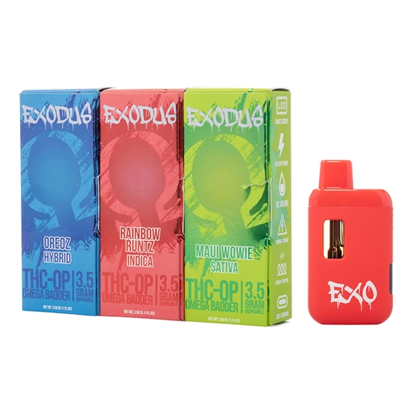 Exodus THC-OP Omega Badder Vaporizer - 3500mg