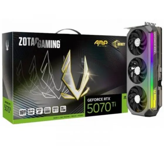 Placa de Video Zotac GeForce RTX 5070 Ti
