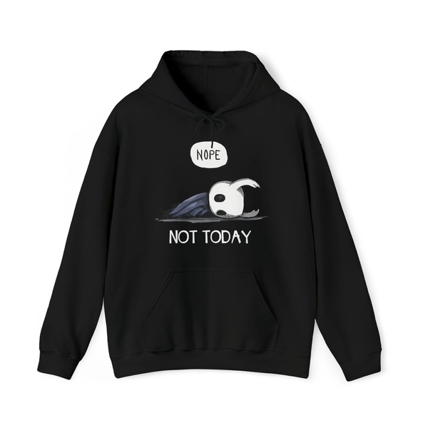 Hollow Nope Hooded Sweatshirt, Hollow Knight Hoodie, Hollow Knight Sweatshirt, Indie Game Sweatshirt