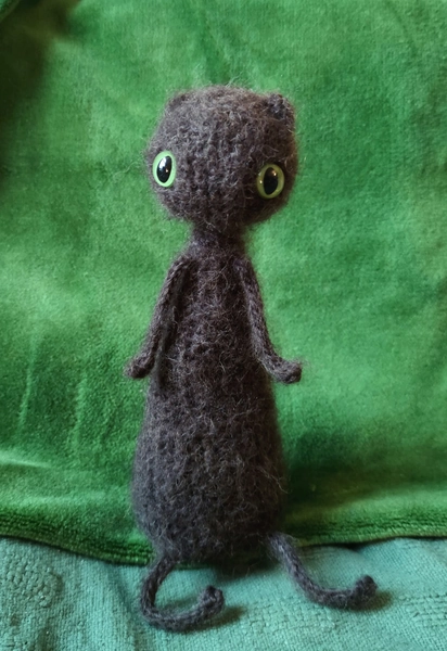 DIGITAL DOWNLOAD Floppy Cat toy crochet pattern