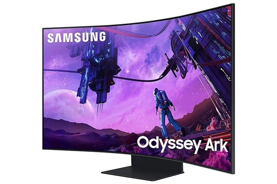 SAMSUNG 55-inch Odyssey Ark 4K UHD 165Hz Curved Quantum Mini LED Gaming Monitor