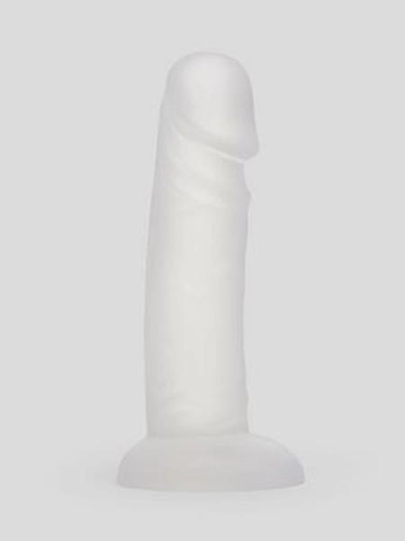 BASICS Clear Suction Cup Dildo 6 Inch