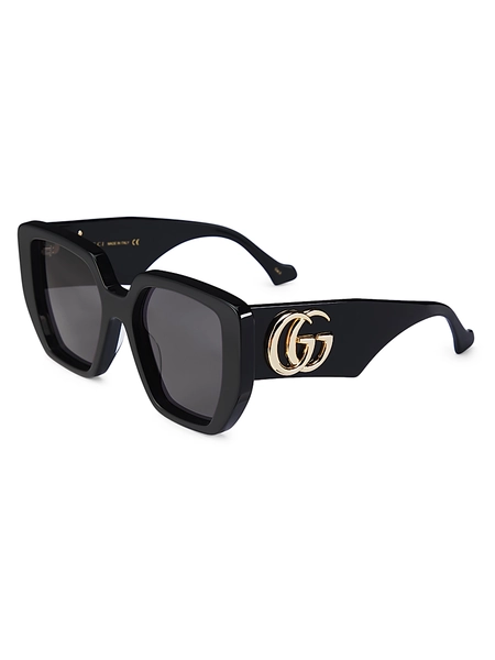 Gucci Generation 54MM Oversized Rectangular Sunglasses